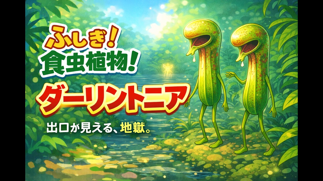 【ふしぎ！食虫植物 !_009】ダーリントニア　ー別名コブラプラント！ー