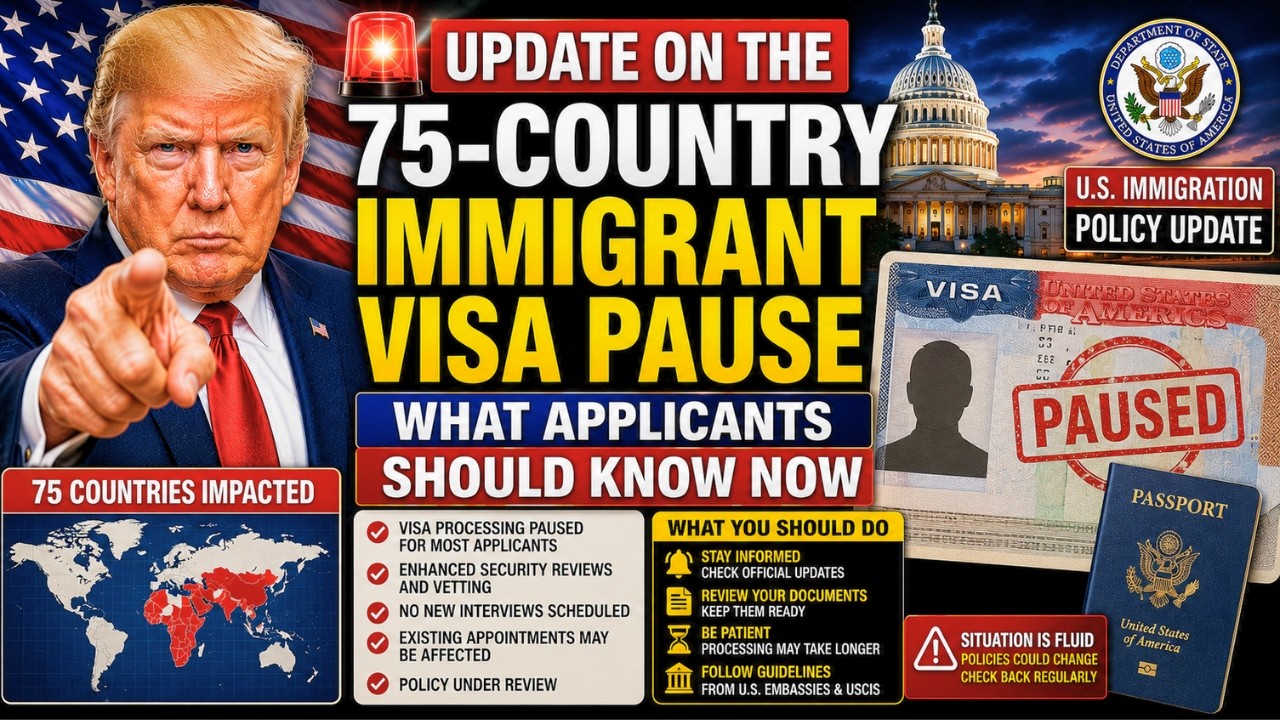 Update on the 75-Country Immigrant Visa Pause &mdash; What Applicants Should Know Now