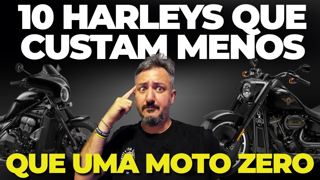 Moto ZERO vs. Harley Usada, 10 Harleys que custam menos que uma MOTO MORINI 700