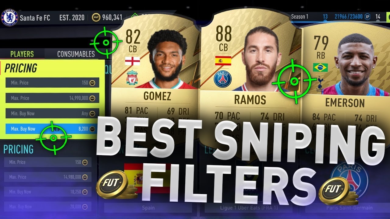 BEST SNIPING FILTERS #1 😍 *MAKE 100K QUICKLY* (FIFA 22 BEST SNIPING FILTERS TO MAKE COINS) #FIFA22