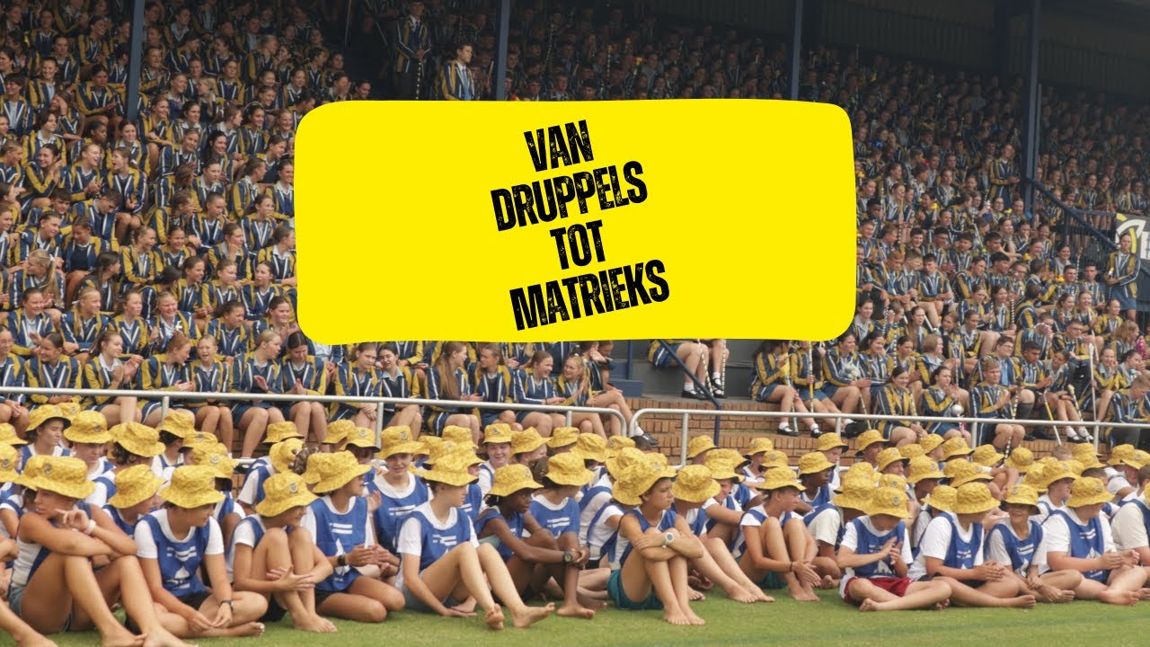 VAN DRUPPELS TOT MATRIEKS