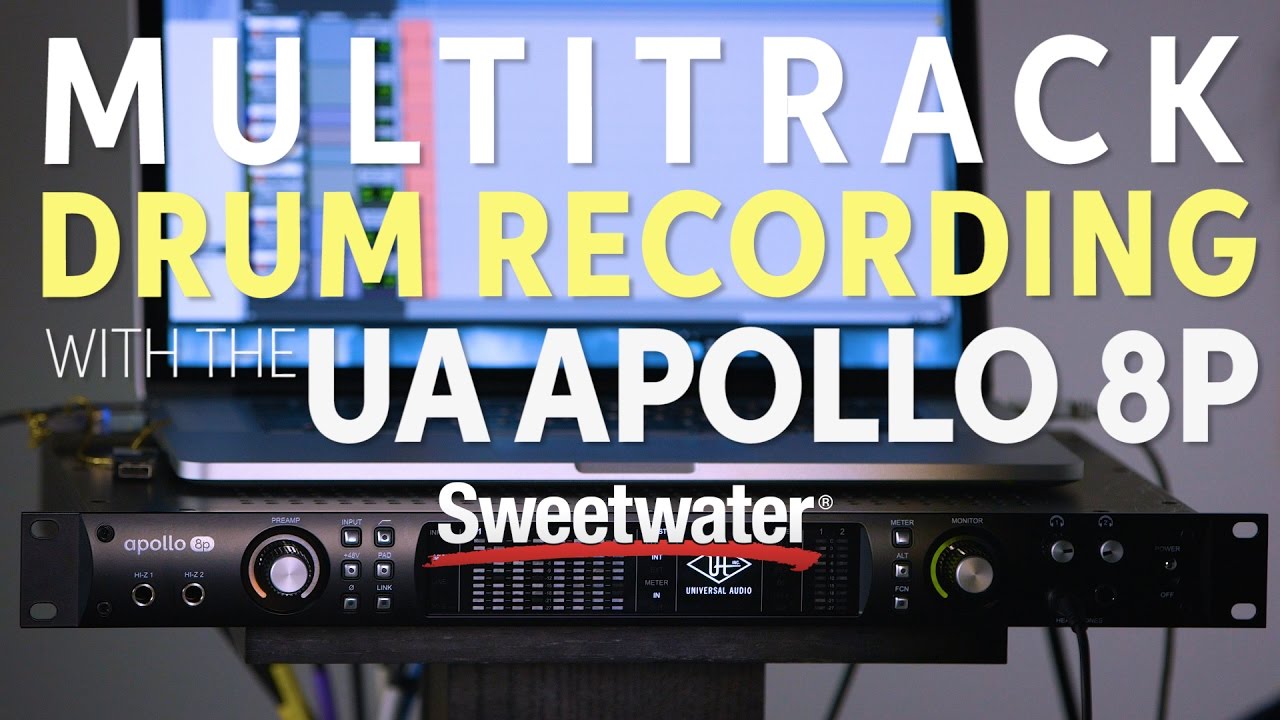 Multitrack Drum Recording with the Universal Audio Apollo 8p