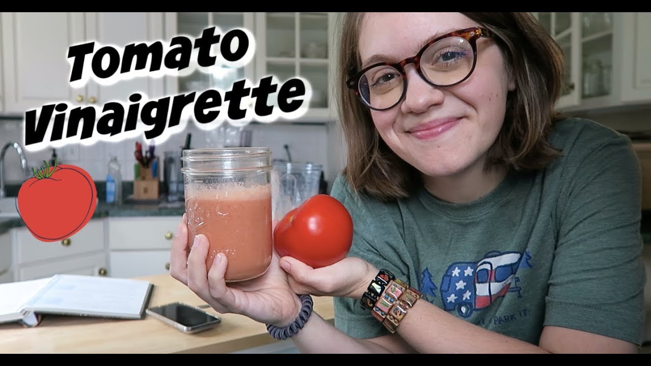 Tomato Vinaigrette Salad Dressing (Oil Free)