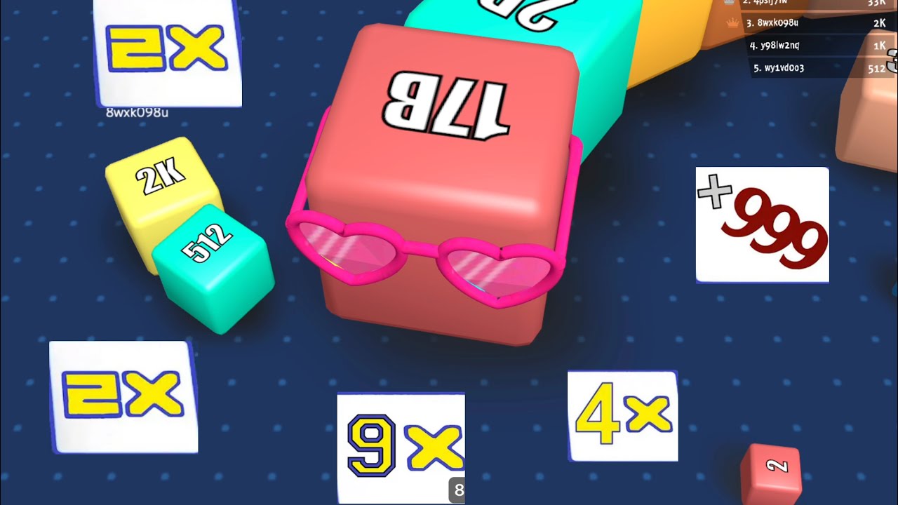 The Billionaire Cubes 2048.io || Reached 🎲17🎲Billion Cubes || Using tricks