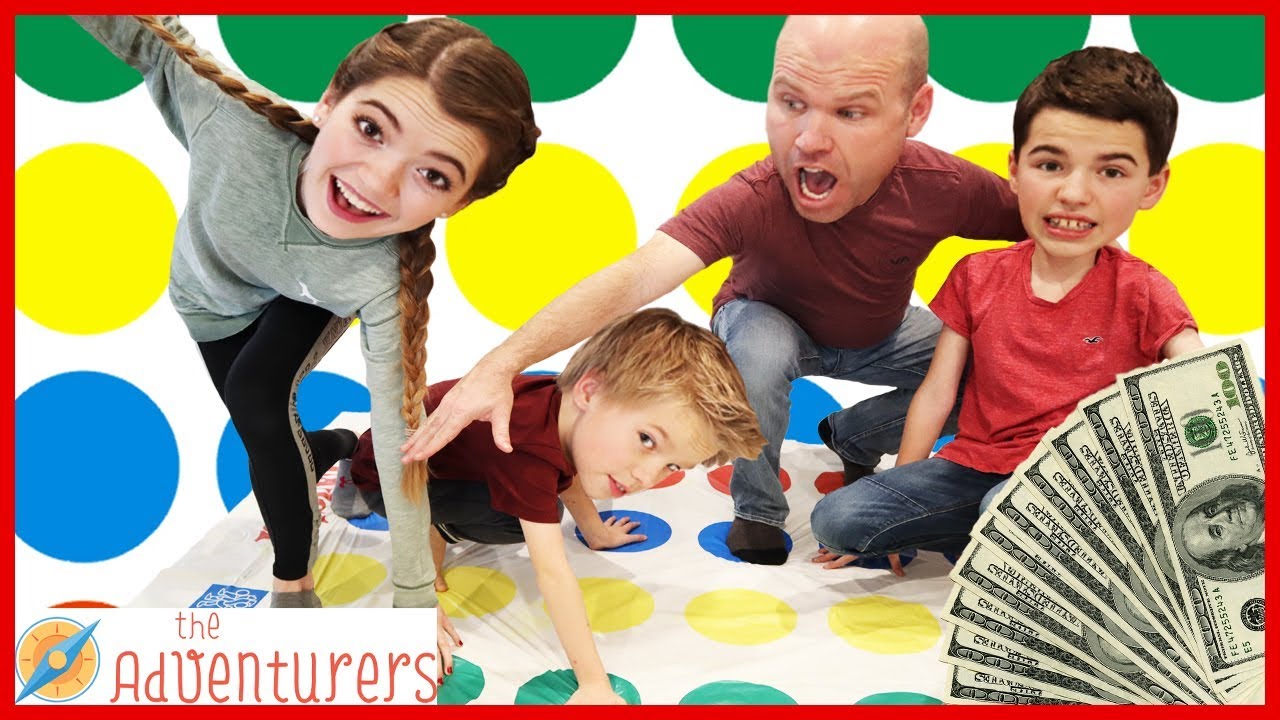 Last To Leave Twister Wins $  - Family Fun Challenge / That YouTub3 Family I The Adventurers