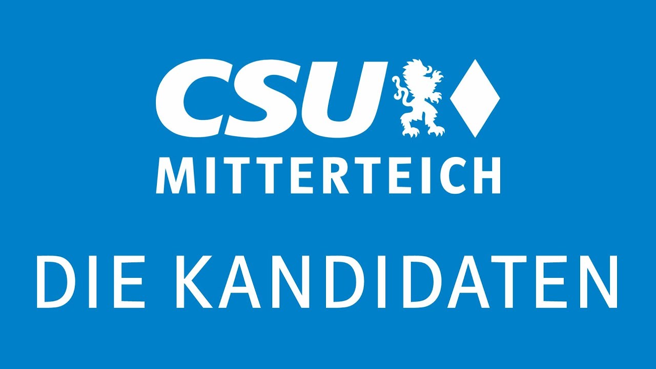 Die Kandidaten der CSU Mitterteich