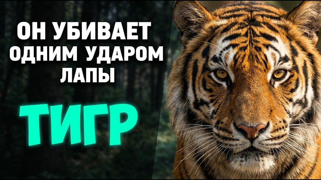 Тигр: самая опасная кошка планеты &mdash; 100 фактов