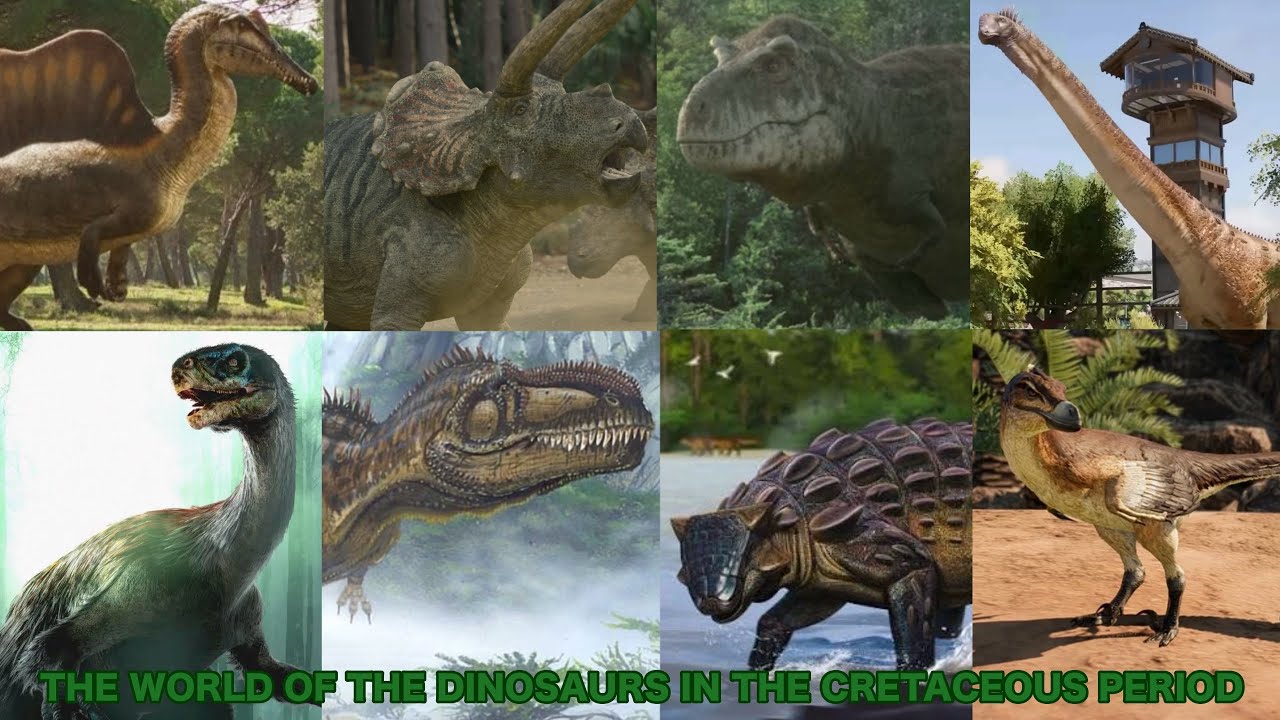 The World Of The Dinosaurs In The Cretaceous Period