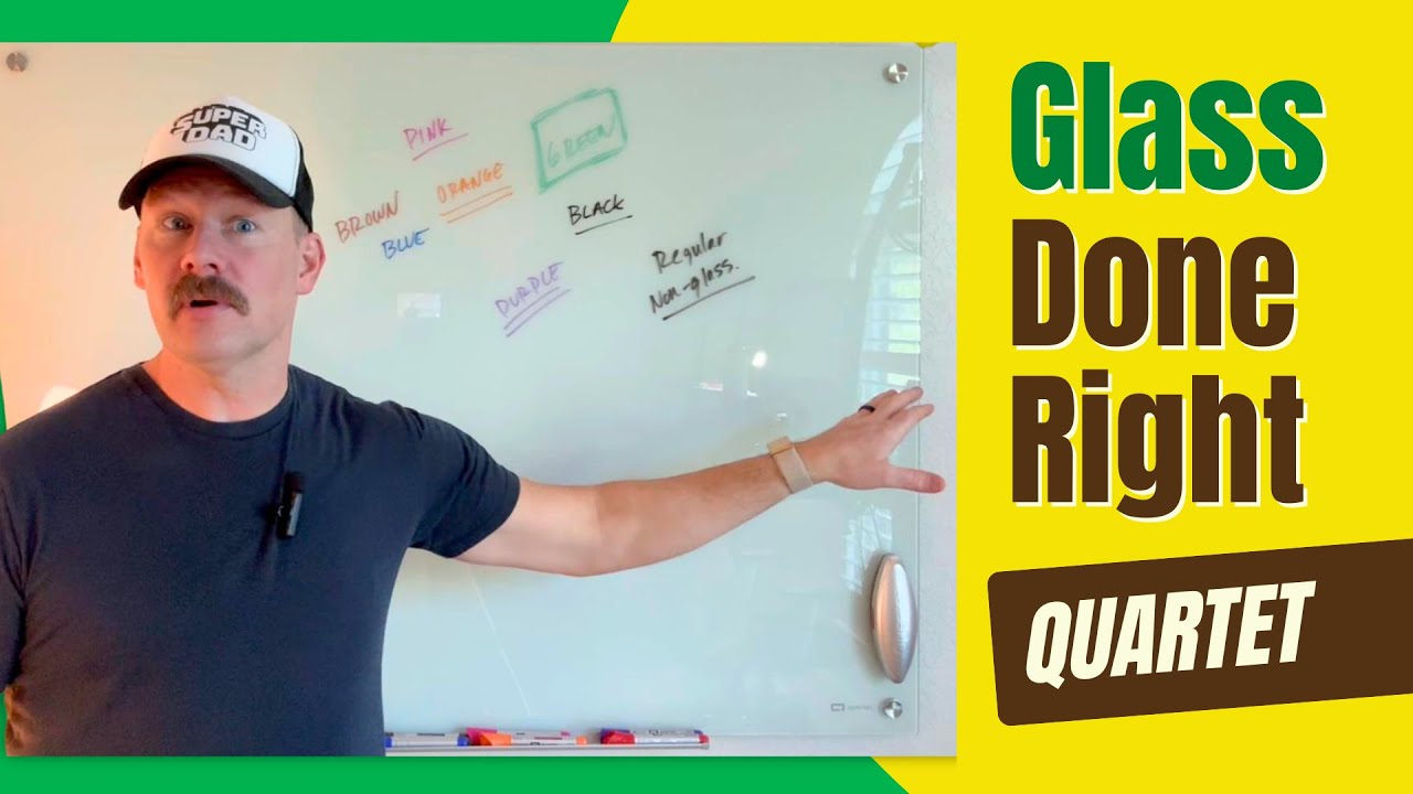 Full Review: Quartet Magnetic Glass Dry Erase White Board (AND install tips!)