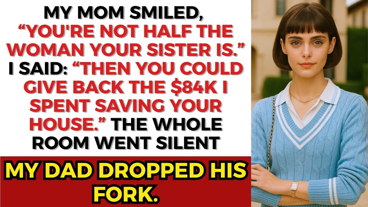 My Parents Said I Was ‘Half the Woman’ My Sister Was—Until I Revealed My $84K Secret at Dinner