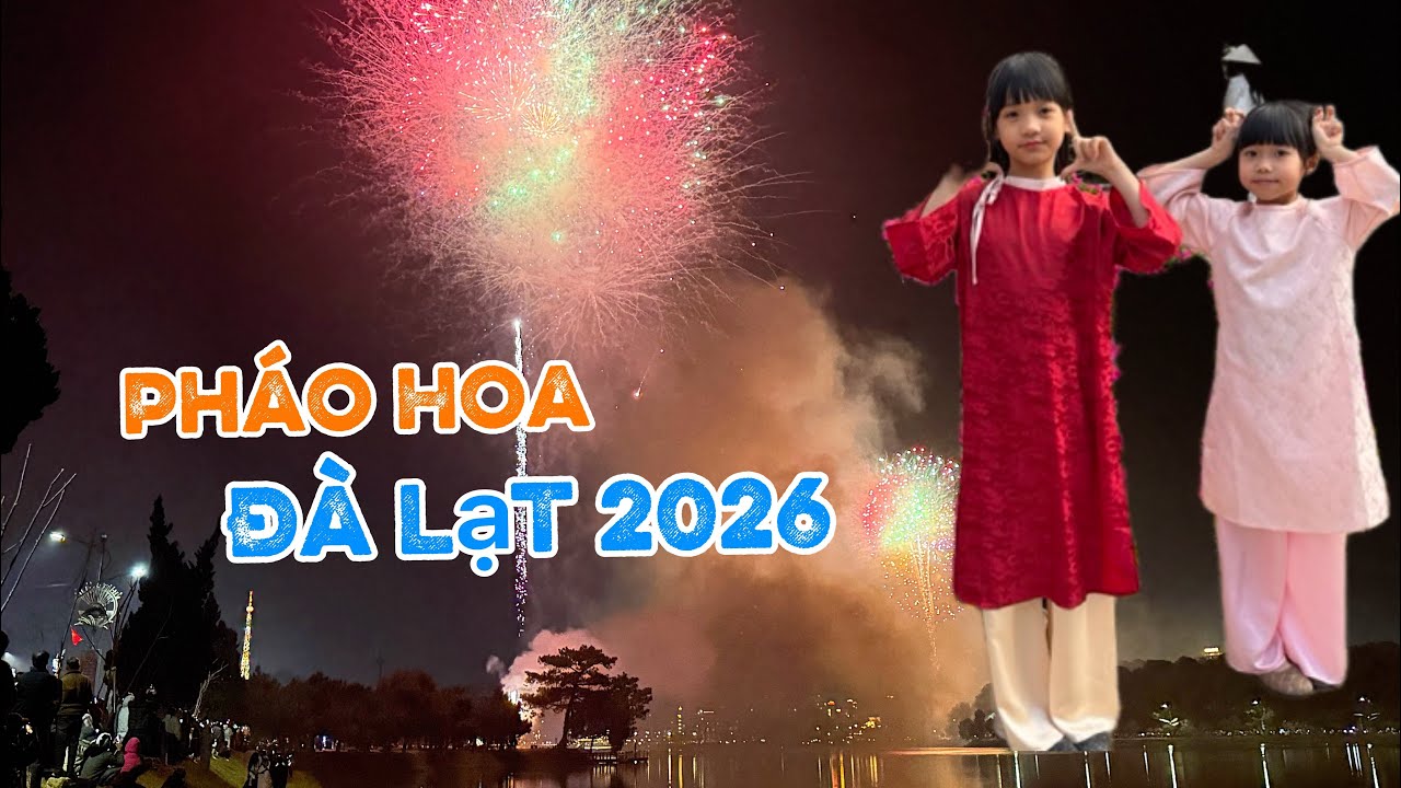 🎆 Pháo Hoa Giao Thừa 2026 Rực Rỡ Tại Hồ Xuân Hương – Đà Lạt Đông Nghẹt Người | Nhà Đất Đà Lạt |