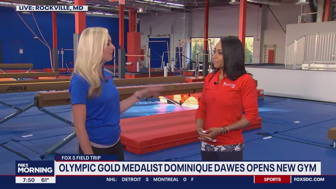Olympic gold medalist Dominique Dawes opens new gym in Rockville | FOX 5 DC