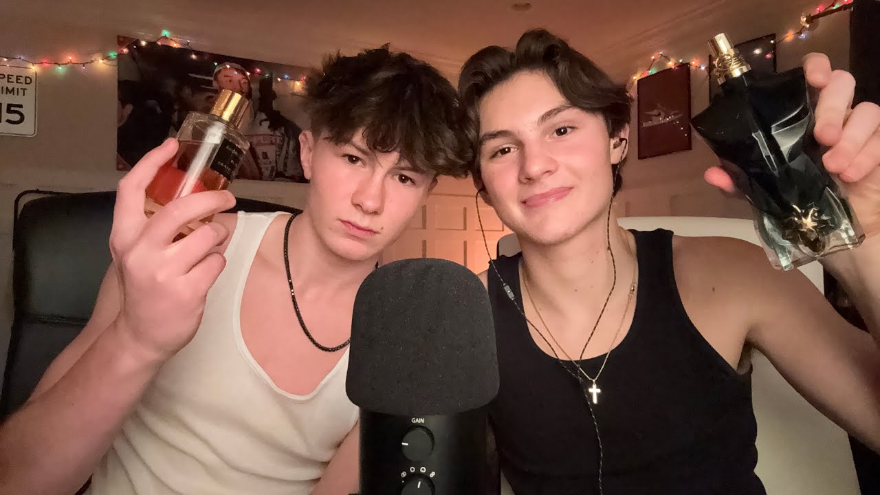 ASMR MY FRIEND TRIES ASMR FOR THE FIRST TIME (AGAIN) | HIS FAVORITE COLOGNES