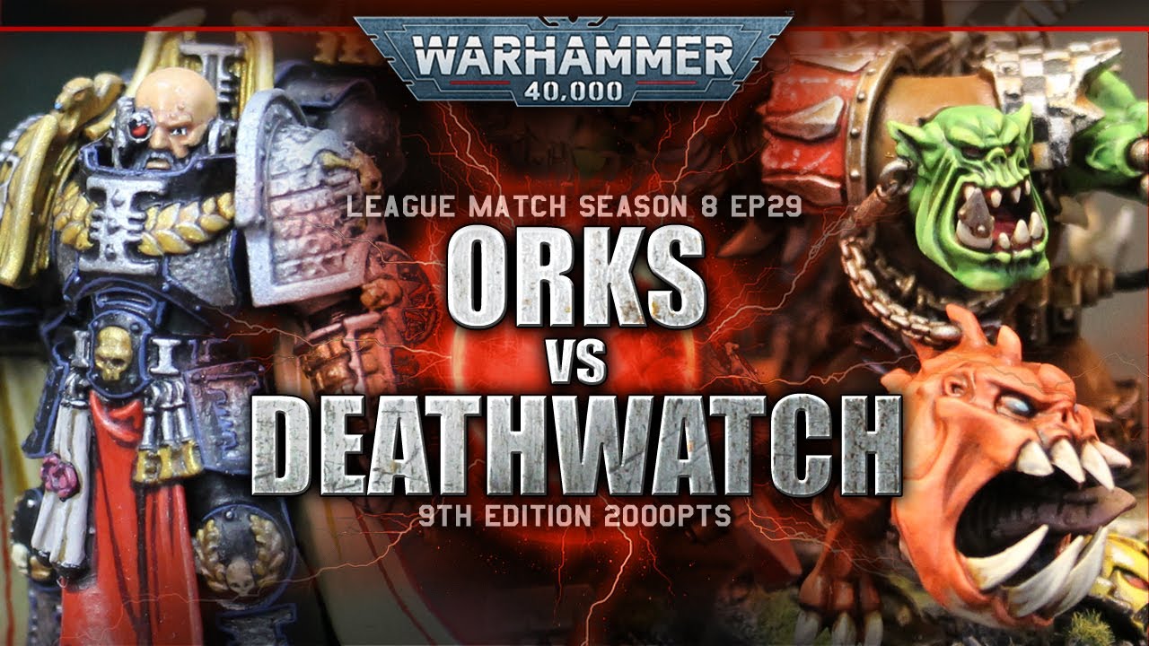 Orks vs Deathwatch Space Marines Warhammer 40K Battle Report 9th Edition 2000pts S8E29 DANGER CLOSE!