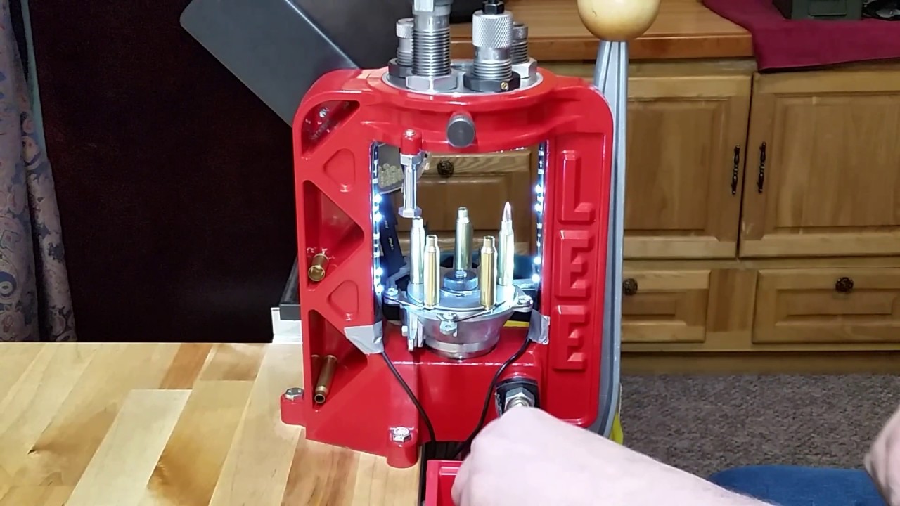 First attempt at reloading 223 ammo on my Lee load master press
