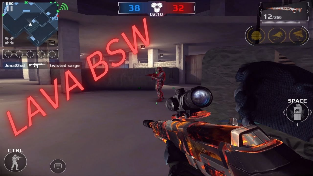 Modern Combat 5 I still can't aim well with the BSW :)