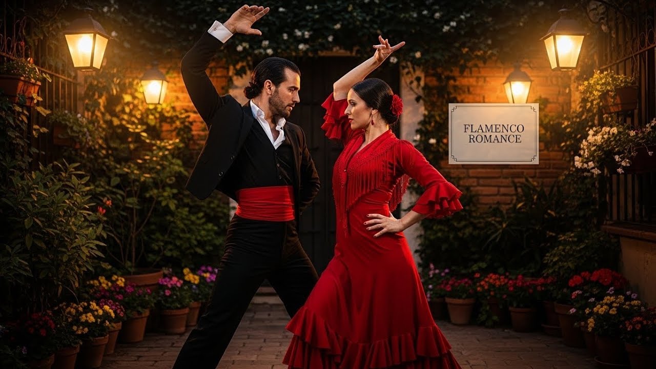 Romantic Flamenco Guitar Nights | Warm Spanish Instrumentals for Peaceful Relaxation