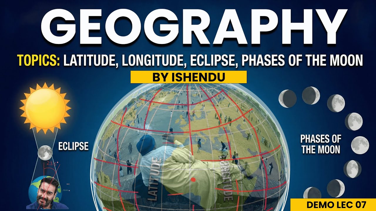 Geography | Latitude & Longitude, Rotation and Revolution | SSC CGL & RRB NTPC |Ishendu sir|