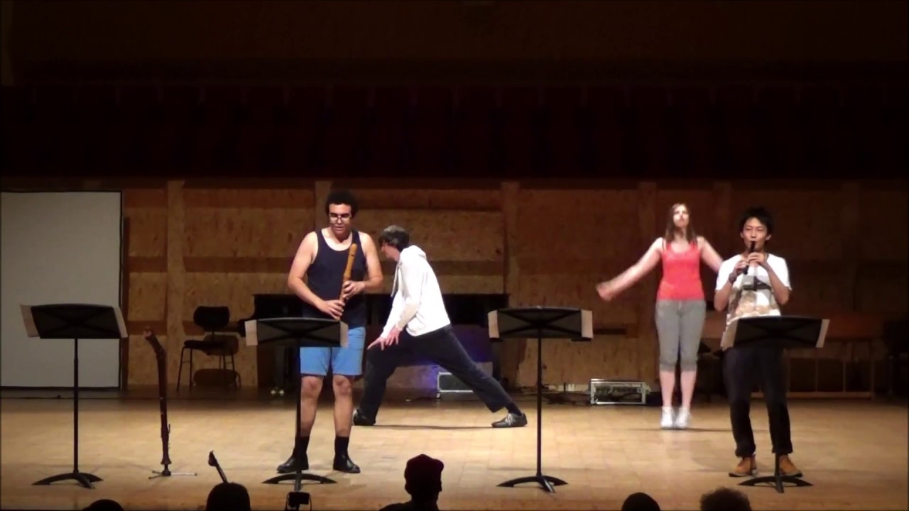 D.Koomans - The Jogger for recorder quartet