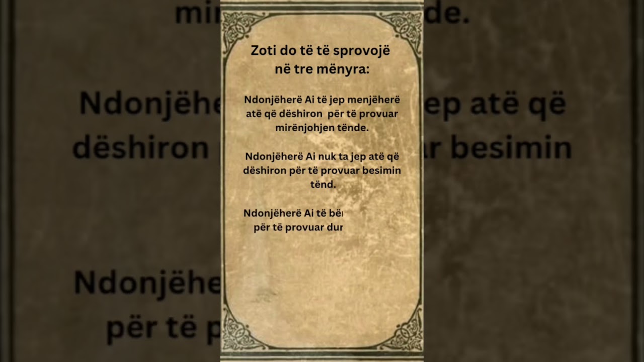 Mos u dorëzo! Zoti po të përgatit për diçka më të madhe. 🙏