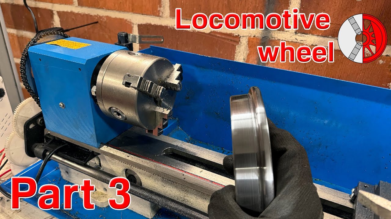 7 1/4" Move4 locomotive wheel part 3 flange