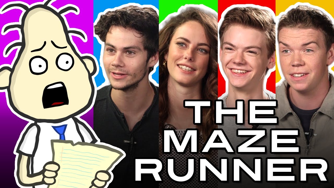 THE MAZE RUNNER Cast Interview!! (w/ Thomas, Kaya, Dylan & Will)