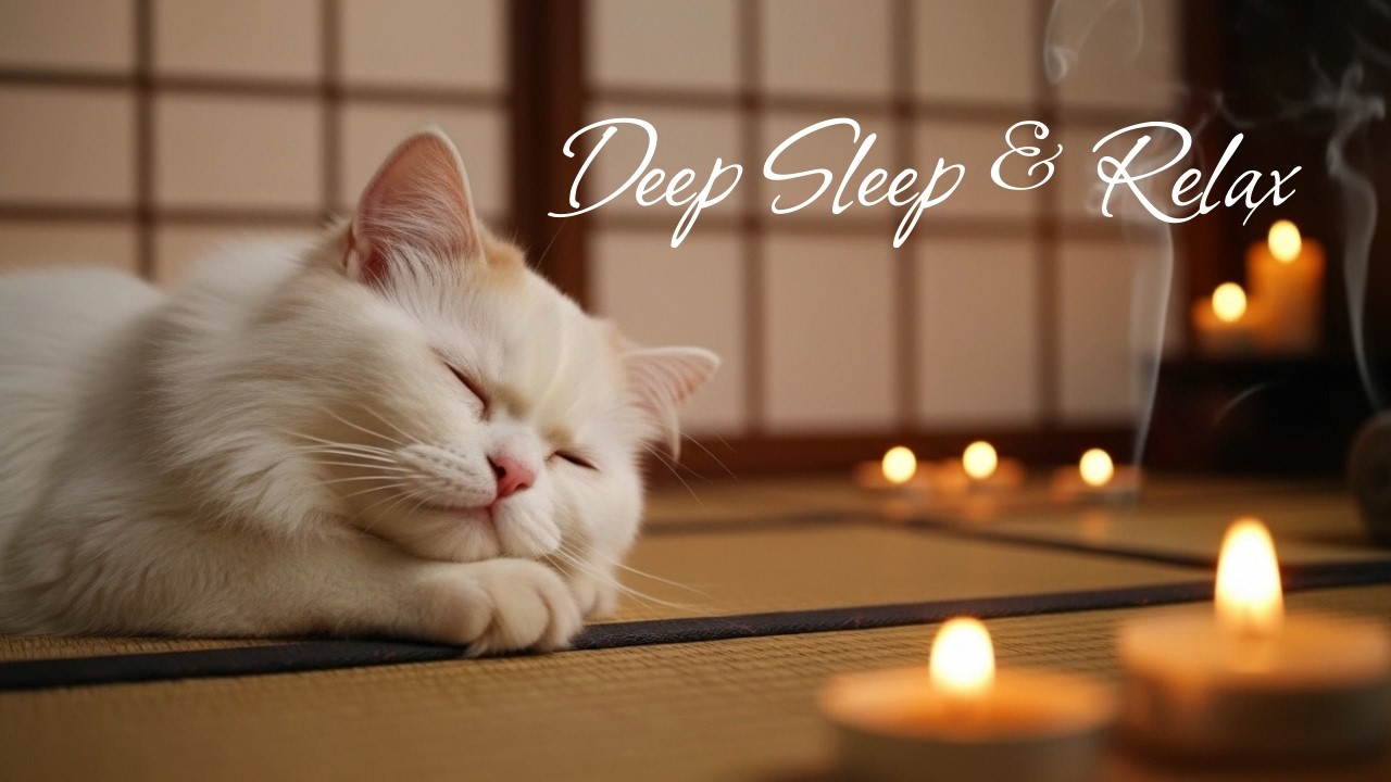 Cat Sleep Music 🐱 3 Hours Calming Spa Relaxation for Deep Cat Sleep
