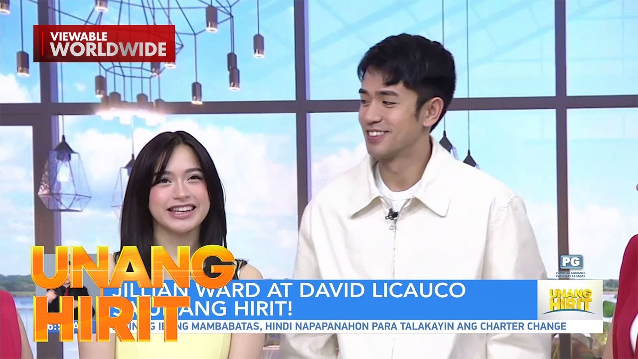 Jillian Ward at David Licauco, live sa Unang Hirit! | Unang Hirit