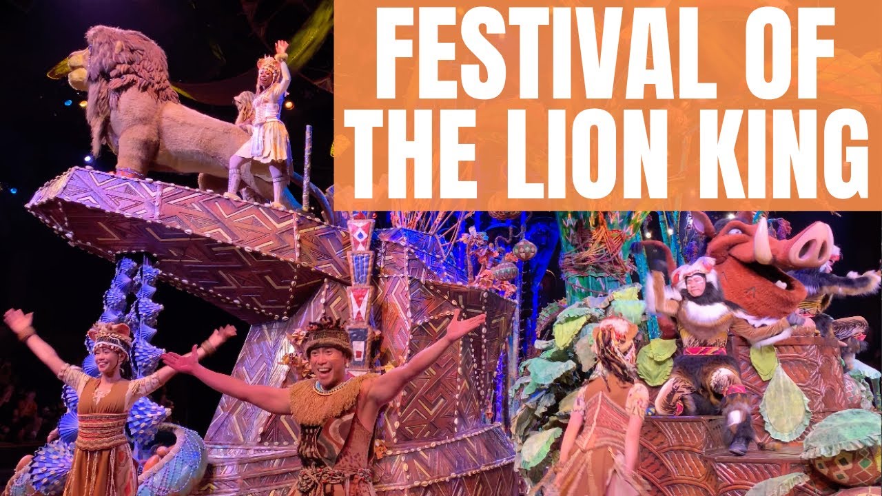 Festival of The Lion King - Hong Kong Disneyland / Full Show Performance from the Front Row