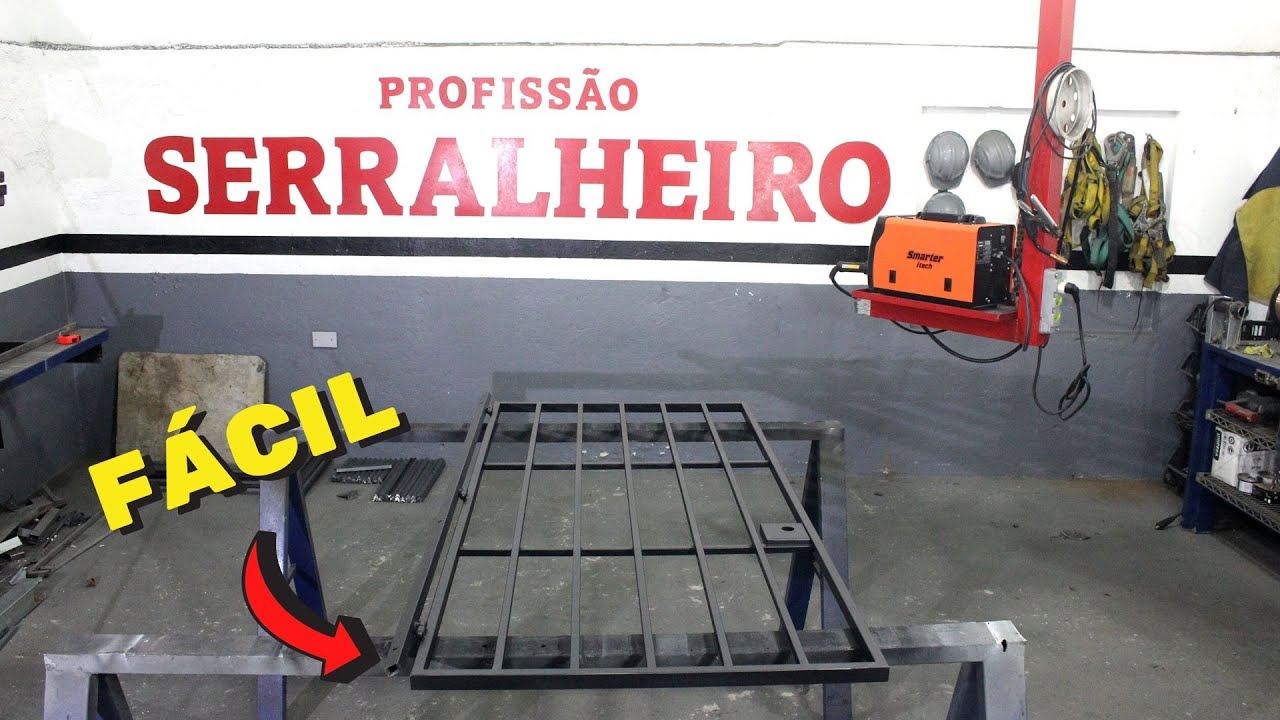 Como fazer portão social simples - parte 1