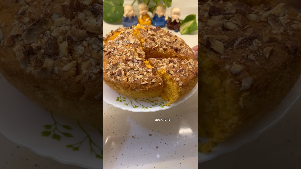 Orange Almond Cake 🍊🍰 | Soft, Moist & Super Aromatic!