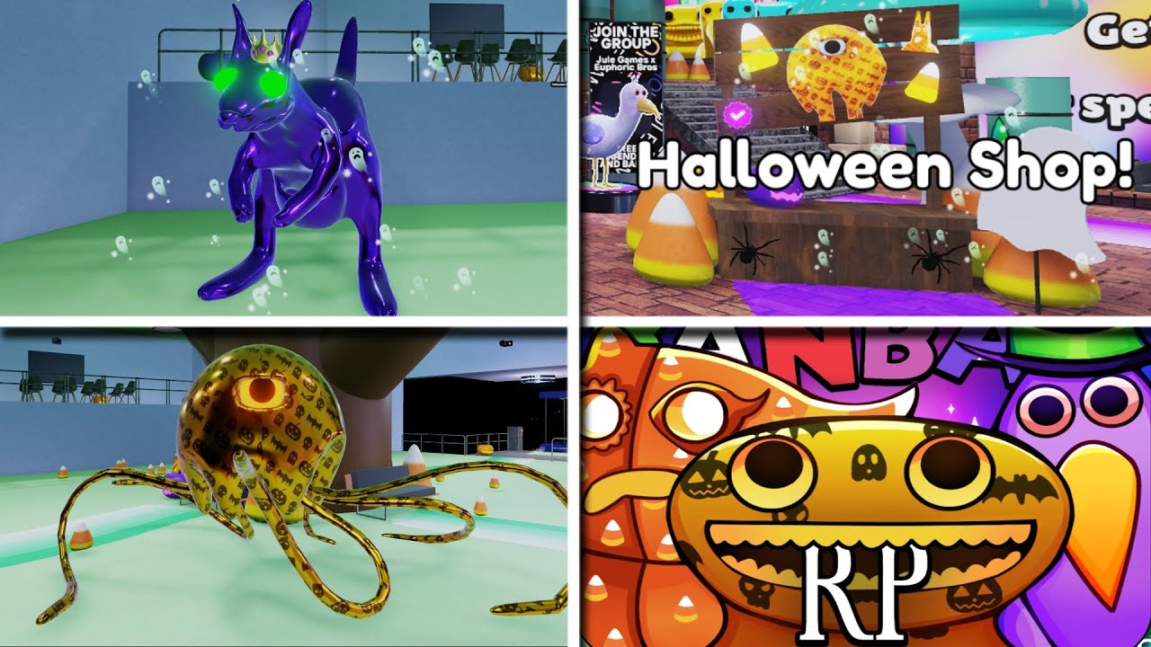 Garten of Banban: OFFICIAL RP - New Secret Ghost Morph & Halloween Shop (Update Roblox Showcase)