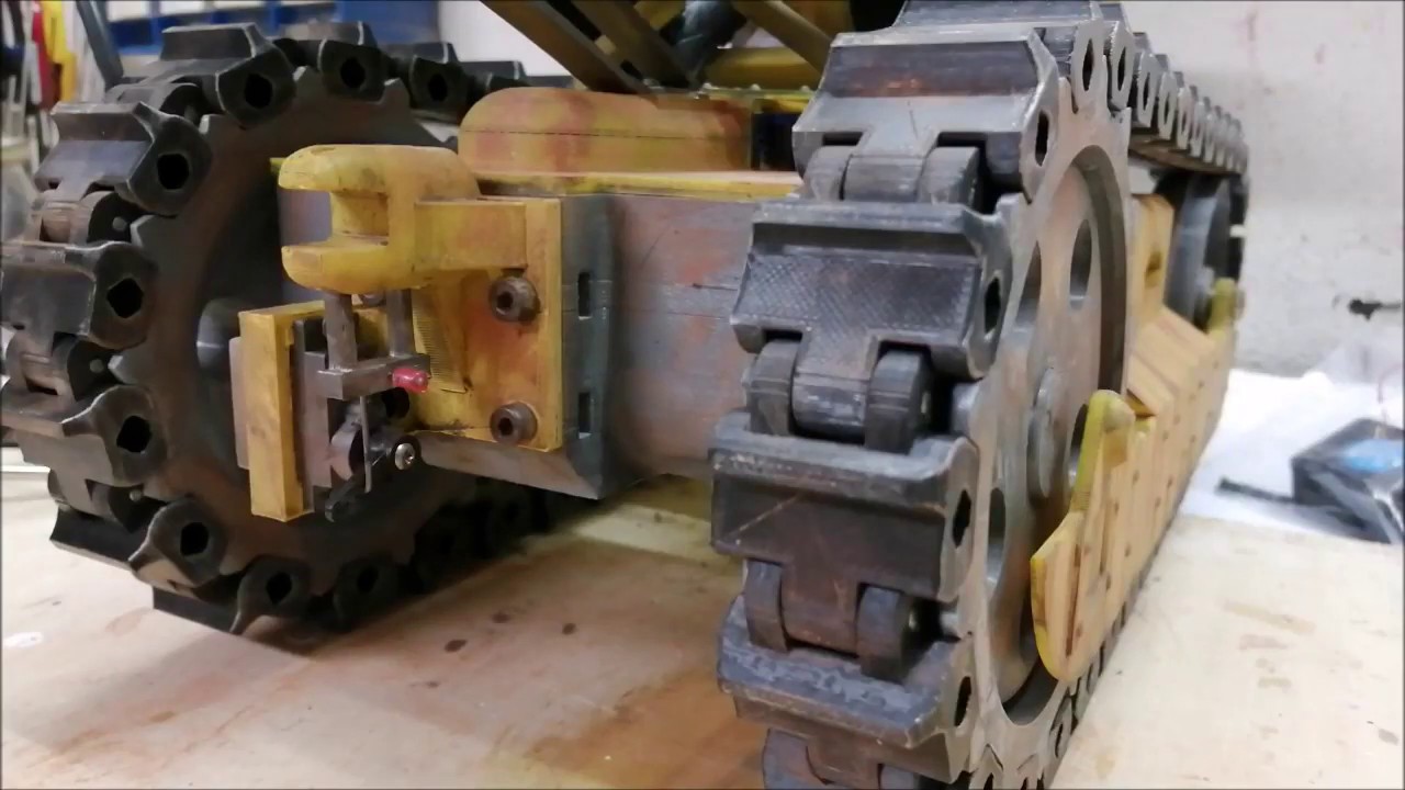 Towbar for the Oliver Cletrac inspired chain tractor