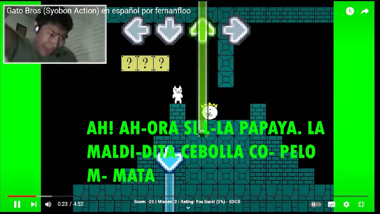Gato Bros (Syobon Action) en español por fernanfloo