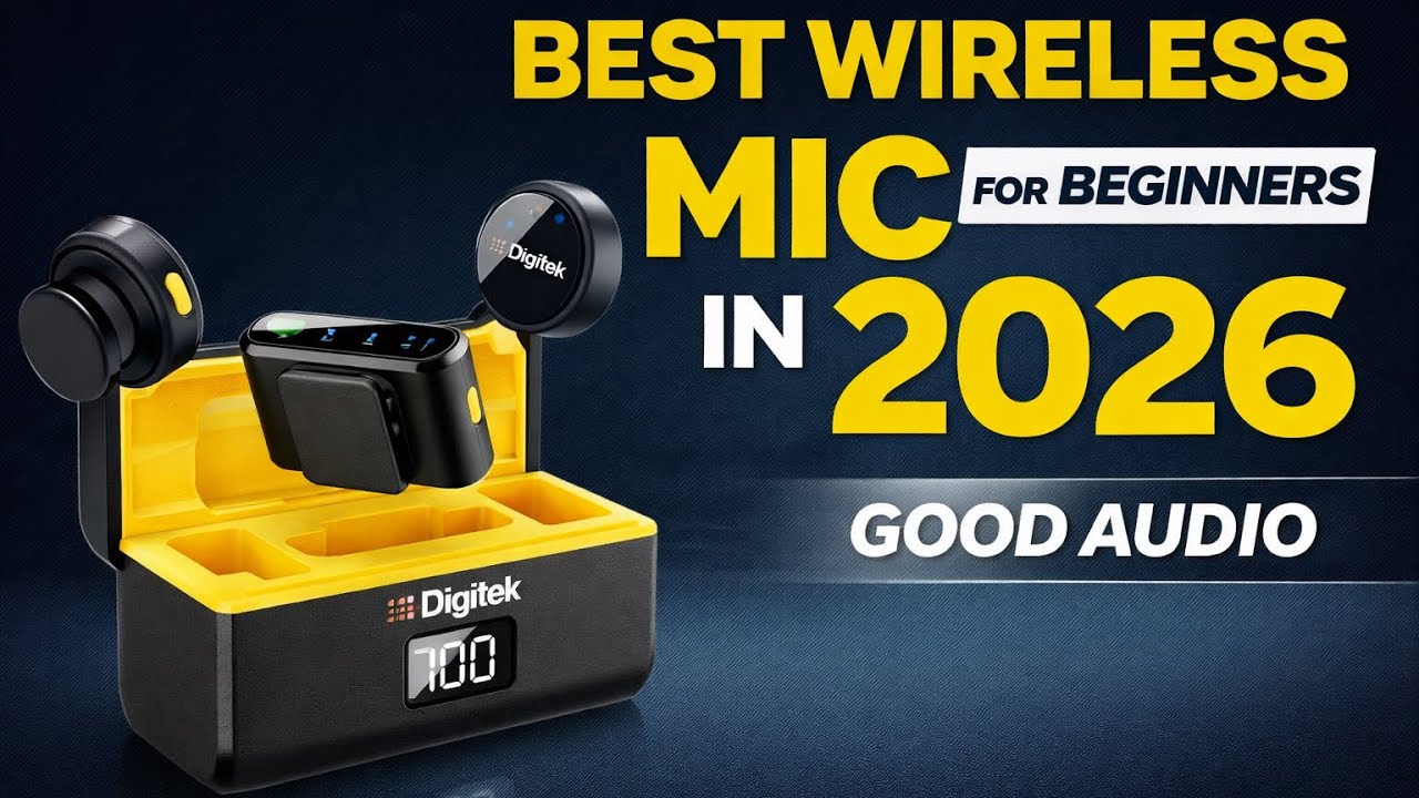 Digitek wireless microphone 2 in 1 mic