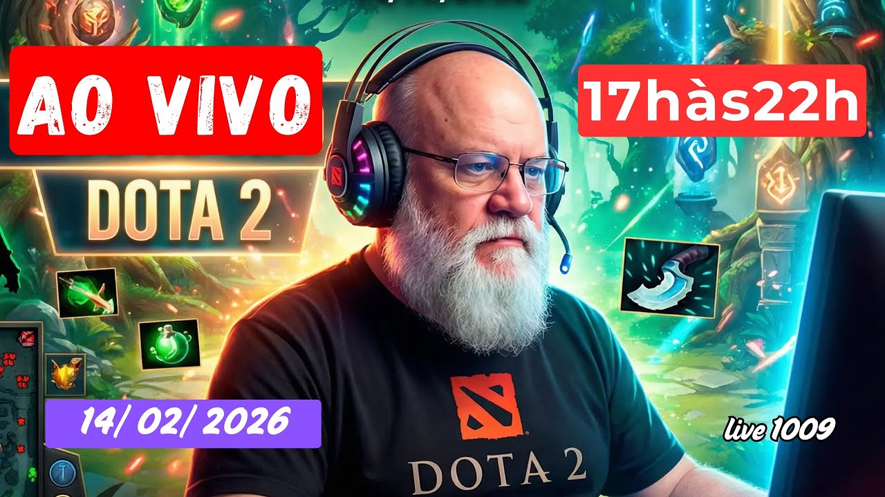 🔴 AO VIVO: Vovô No Patch 7.40c 💀 1009 💀 #dota2brasil #dotabrasil
