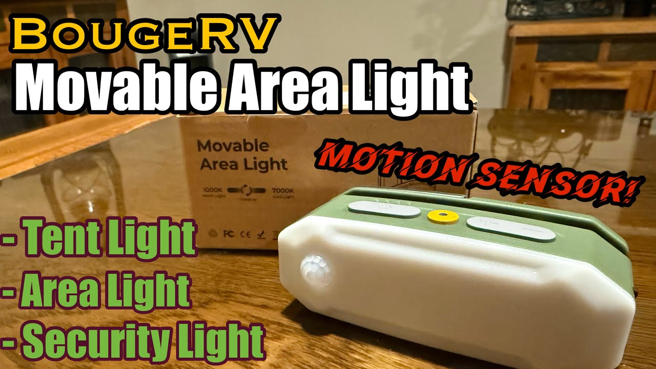 BougeRV Movable Area Light - A Pocket Sized Lantern With Motion Sensor
