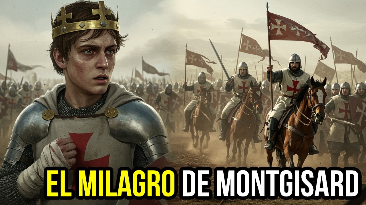 Cómo Balduino IV y 500 Templarios APLASTARON a los 30.000 de Saladino en Montgisard