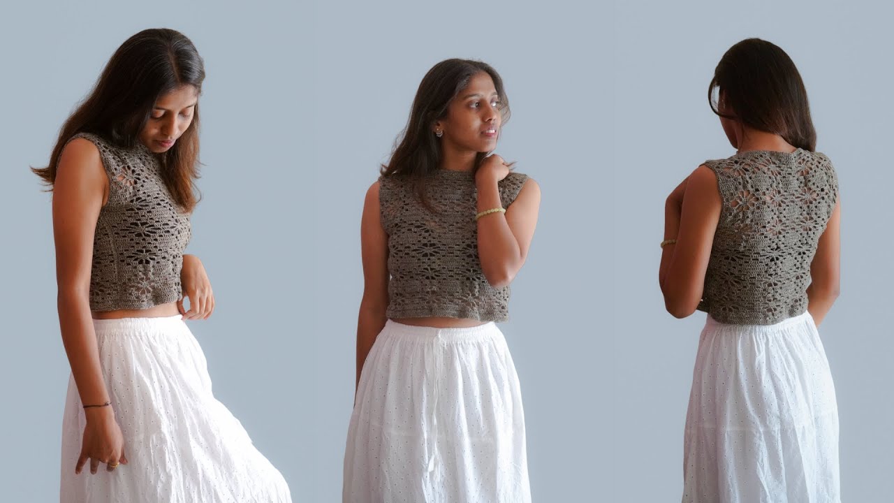 Crochet Flower Vest Tutorial | Flower Vest | Beginner Friendly