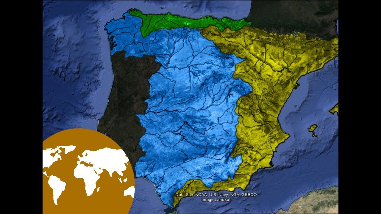 La Eduteca - Las vertientes fluviales de España