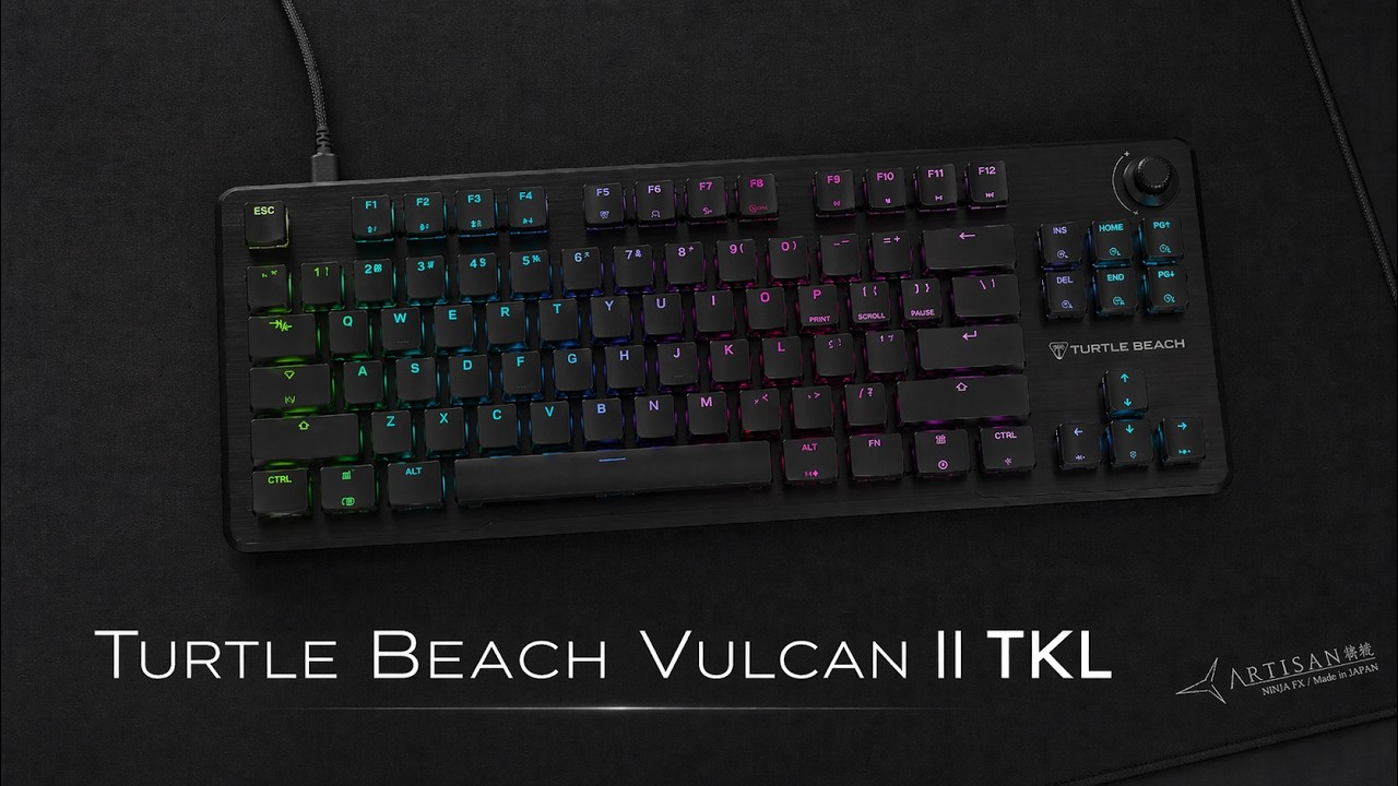 Обзор клавиатуры Turtle Beach Vulcan II TKL (МОЯ НОВАЯ ОСНОВНАЯ)