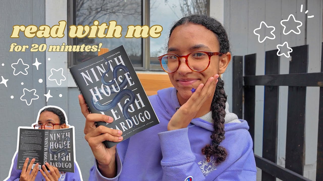 read with me for 20 minutes📖🌥️ (cozy music + no talking except in beginning & end)