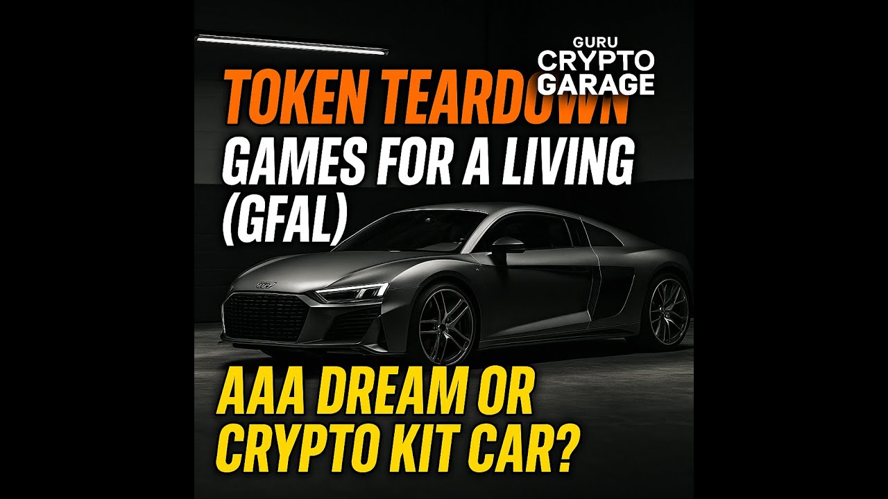 Token Teardown &ndash; Games for a Living   GFAL  AAA Dream or Crypto Kit Car?  Guru Crypto Garage