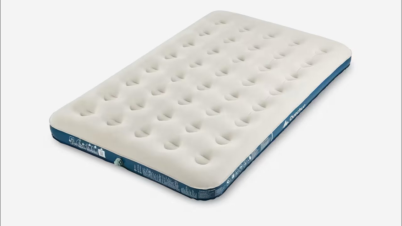 Decatlon Quechua şişme kamp yatağı 120 cm 2 kişilik air basic