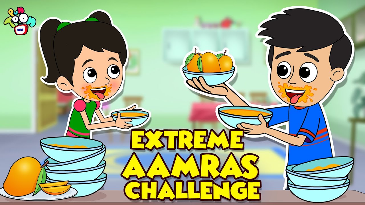 Extreme AAM RAS CHALLENGE | Animated Stories | English Cartoon | Moral Stories | PunToon Kids