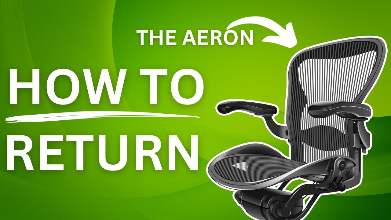 How To: Disassemble and Return Your Aeron Classic Office Chair