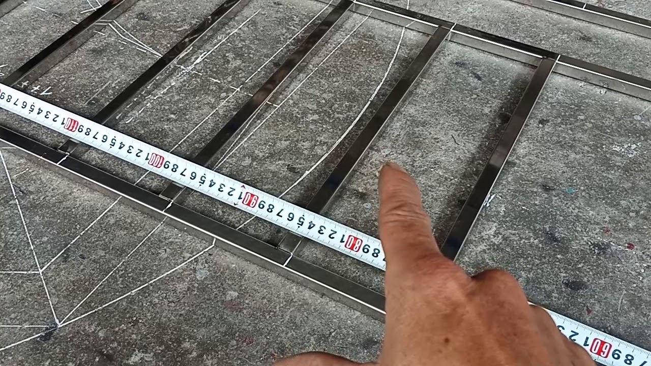 Chi tiết chia  đều song đơn và đính gá inox
