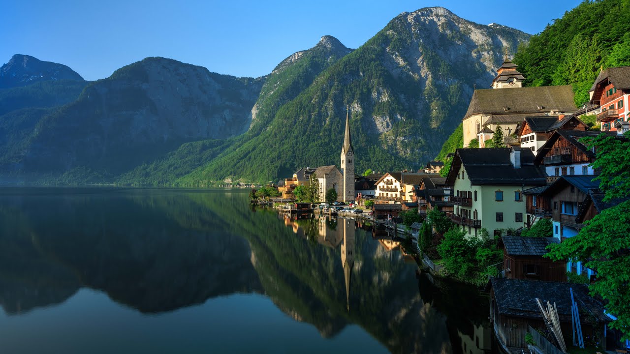 Sunrise and Sunset at Hallstatt - One of Europe's Most Beautiful Towns