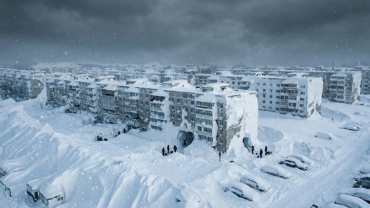Russia Paralyzed by Record Snowfall! Kamchatka Disappears Under Mountains of Snow