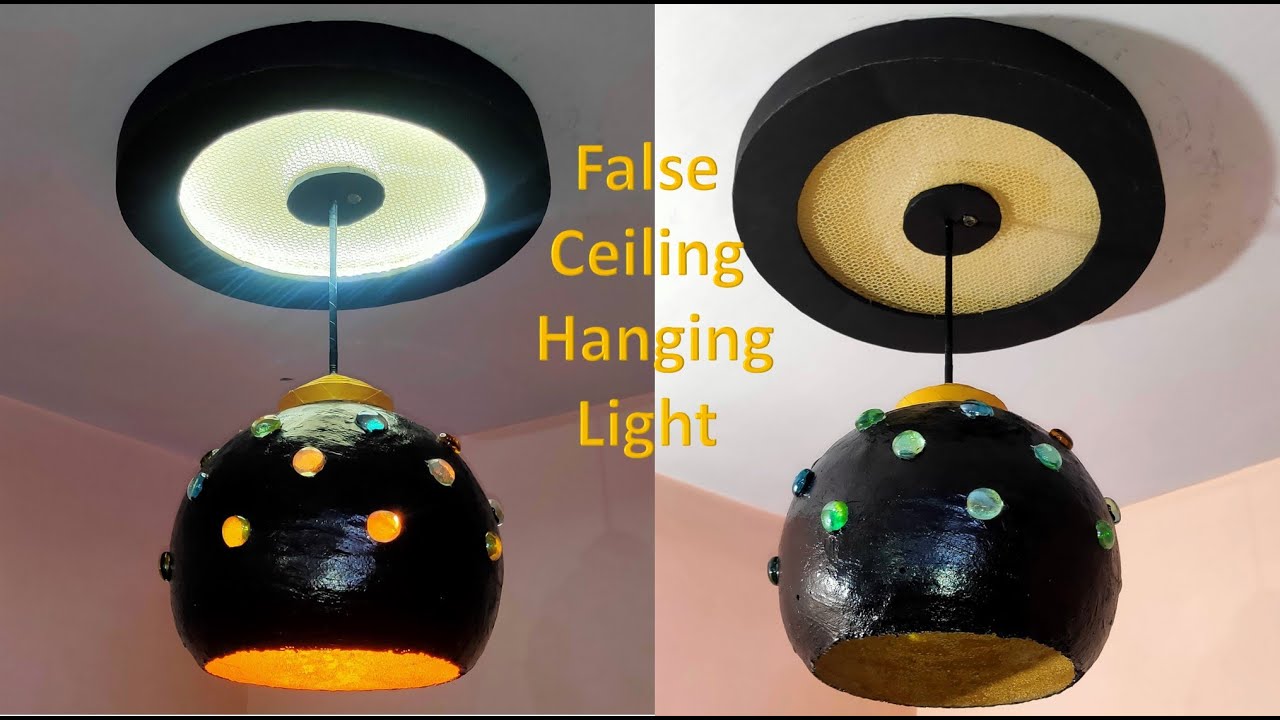 False Ceiling Hanging LED Lamp by CRAZY ART 4U
